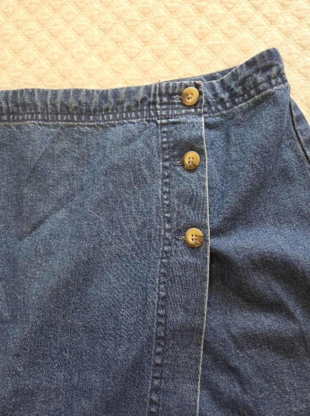 Vintage Sonoma Denim Jean Mini Skort Size 16 90s y2k mallcore - Picture 4 of 11